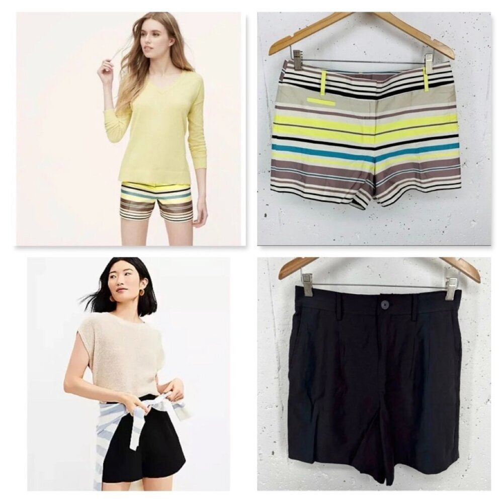 Lot of 2 Ann Taylor LOFT Women’s Shorts Size Small / 6 One is NEW with Tags